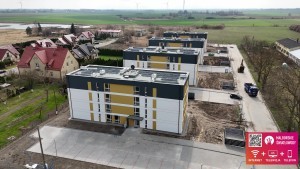 W czwartek Dzień Otwarty na budowie osiedla SIM w Nowym Stawie. Zobacz, jak wygląda budowa z lotu ptaka.