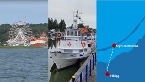 Rejsy z Elbląga do Krynicy Morskiej. Żegluga Gdańska zaprasza na podróż statkiem Anita. Rozkład i ceny na sezon 2025
