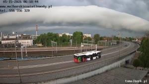 Piękna chmura szelfowa nad Malborkiem. Zobacz wideo i zdjęcia