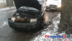 60-LATKA POSZKODOWANA W WYNIKU WYPADKU NA TRASIE DZIERZGOŃ-STARE POLE – 20.01.2015
