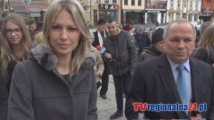 KANDYDATKA NA PREZYDENTA MAGDALENA OGÓREK W STAROGARDZIE GDAŃSKIM - 15.04.2015