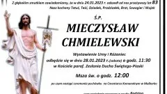 Zmarł Mieczysław Chmielewski. Żył 83 lata.