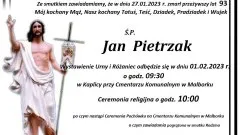 Zmarł Jan Pietrzak. Miał 93 lata.