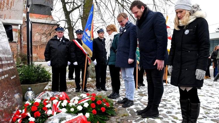 Gmina Cedry Wielkie. Rocznica obchodów Marszu Śmierci więźniów KL Stutthof.
