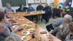 Powiat sztumski. Jak ustrzec się przed oszustwem? - spotkanie policjantów z seniorami.