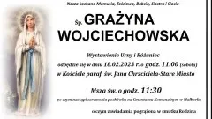 Zmarła Grażyna Wojciechowska. Żyła 70 lat.