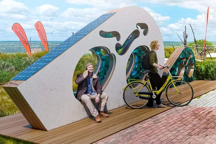 Zaskoczą rowerzystów i turystów! Wyjątkowe instalacje przy trasach&#8230;