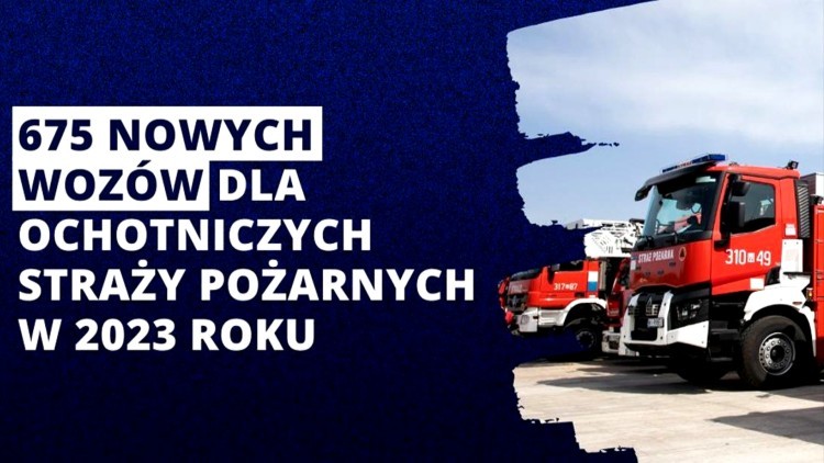 W 2023 r. OSP wzbogaci się o 675 nowych samochodów. Sprawdź, które jednostki dostały dofinansowanie.