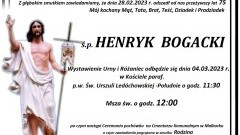 Zmarł Henryk Bogacki. Żył 75 lat.