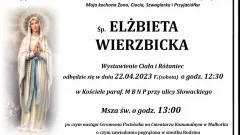 Zmarł Elżbieta Wierzbicka. Żyła 78 lat.