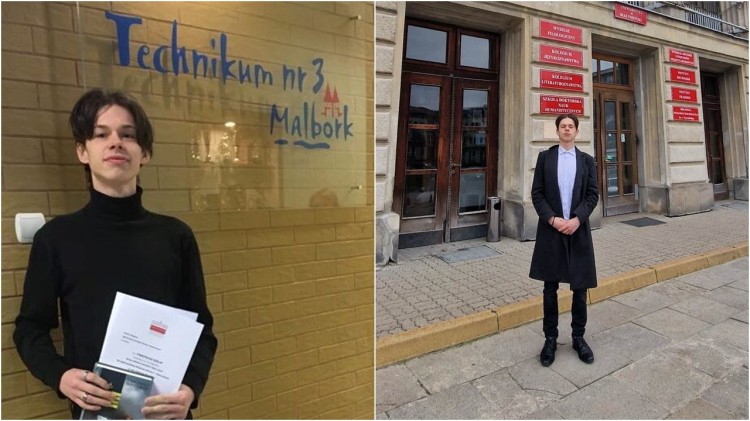 Malbork. Tymoteusz Górny z Technikum nr 3 finalistą ogólnopolskiej Olimpiady Wiedzy o Społeczeństwie.