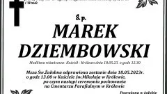 Zmarł Marek Dziembowski. Miał 17 lat.