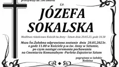 Zmarła Józefa Sokalska. Żyła 100 lat.
