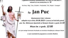 Zmarł Jan Puc. Miał 90 lat.