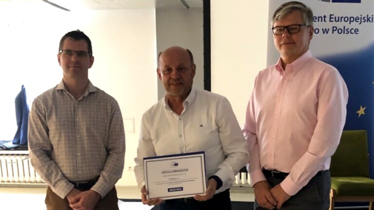 Malbork. Technikum nr 3 po raz drugi Szkołą – Ambasadorem Parlamentu Europejskiego.