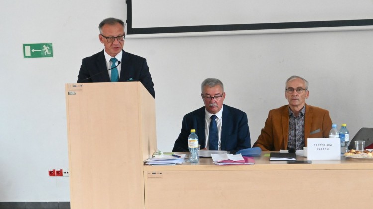 Nowy Dwór Gdański. Rejonowy Zjazd Delegatów Związku Emerytów, Rencistów i Inwalidów.