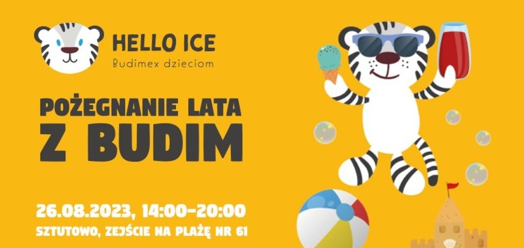 Gmina Sztutowo. Pożegnanie lata z Budim. Szczegóły na plakacie