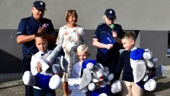 Malbork. Trzech chłopców nagrodzonych przez Komendanta Policji za wzorową postawę.