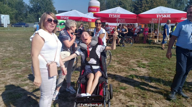 AKTUALIZACJA. Gmina Malbork. Za nami sportowa aktywność dobroczynna dla Bartka Tuchułki. Zobacz materiał wideo i zdjęcia