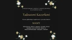 Kondolencje Wójta Gminy Stare Pole i pracowników Urzędu Gminy.