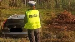 Powiat sztumski. Wypadek w Uśnicach – dwie osoby trafiły do szpitala.