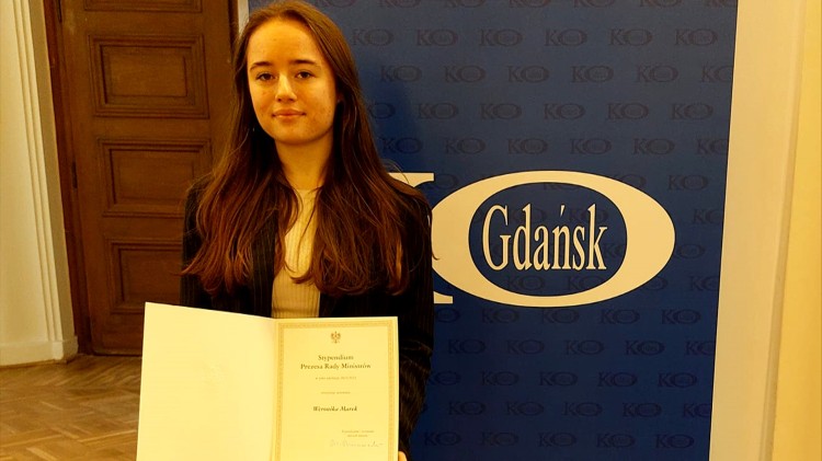 Malbork. Weronika Marek Stypendystką Prezesa Rady Ministrów.