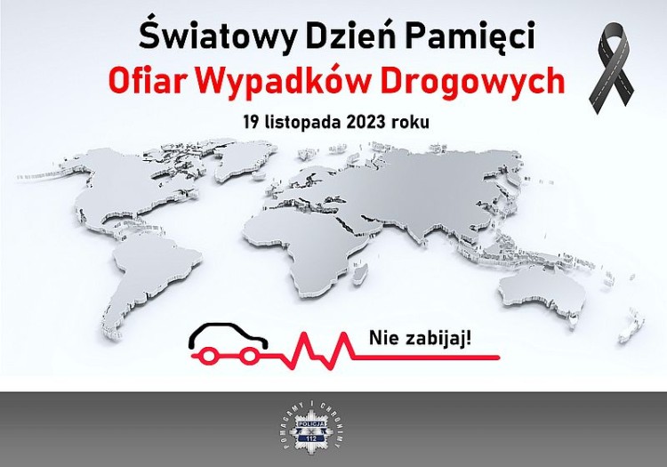 Malbork. W niedzielę Światowy Dzień Pamięci o Ofiarach Wypadków Drogowych.