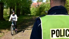 Malbork. Rowerzyści na celowniku policji - działania bicykl.