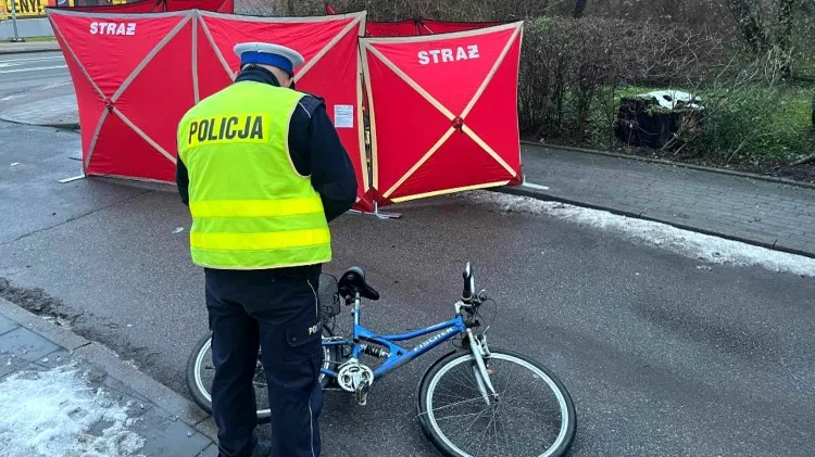 Sztum. Śmiertelne potrącenie rowerzysty.