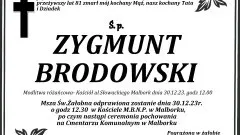 Zmarł Zygmunt Brodowski. Miał 81 lat.