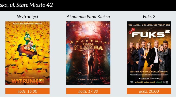 Idę do kina w Malborku!