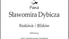 Kondolencje Rady Nadzorczej, Zarządu i Pracowników Malborskiej Spółdzielni&#8230;