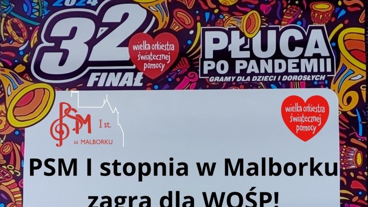 Malbork. Państwowa Szkoła Muzyczna zagra dla Wielkiej Orkiestry Świątecznej Pomocy.