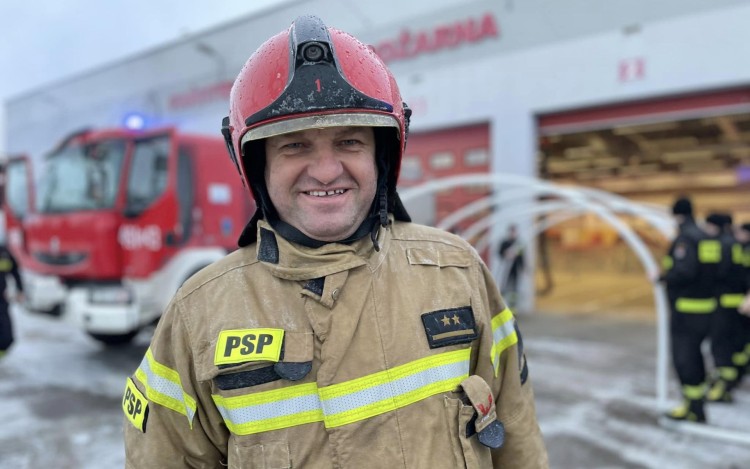 Nowy Dwór Gdański. Mł. kpt. Radosław Trochimiuk przeszedł na emeryturę.