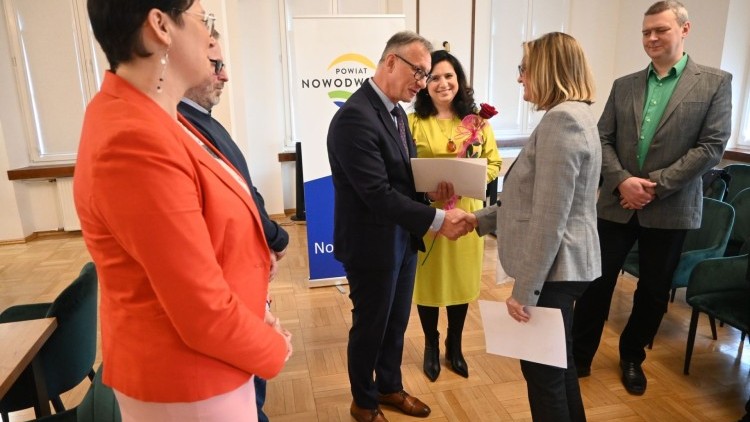 Nowy Dwór Gdański. Justyna Zając otrzymała akt mianowania na wyższy stopień nauczycielski.