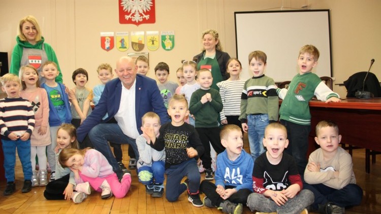 Sztum. Przedszkolaki z wizytą w Starostwie Powiatowym.