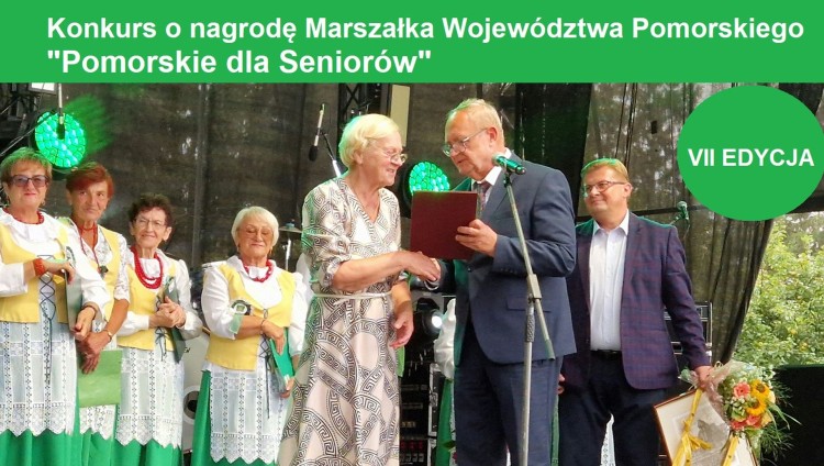 Pomorskie dla Seniorów – zgłoś swojego kandydata do konkursu o Nagrodę Marszałka Województwa Pomorskiego.