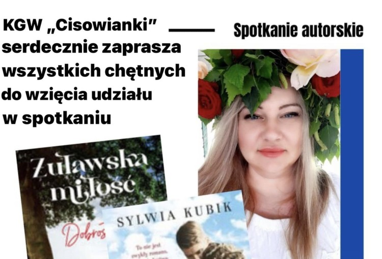 Gmina Malbork. Spotkanie autorskie z Sylwią Kubik – zaproszenie.