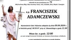 Zmarł Franciszek Adamczewski. Żył 73 lata.