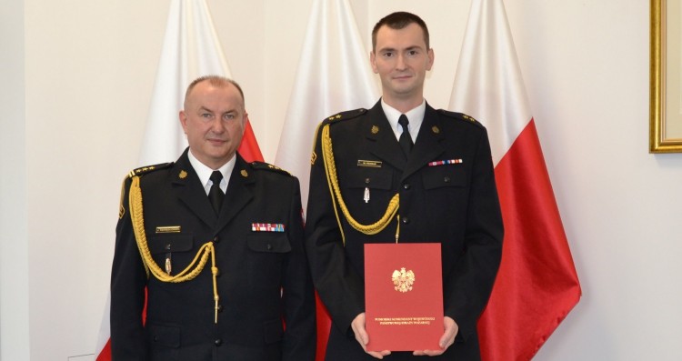 Nowy Dwór Gdański. Mł. kpt. Mariusz Reimus powołany na Komendanta Powiatowego Państwowej Straży Pożarnej.