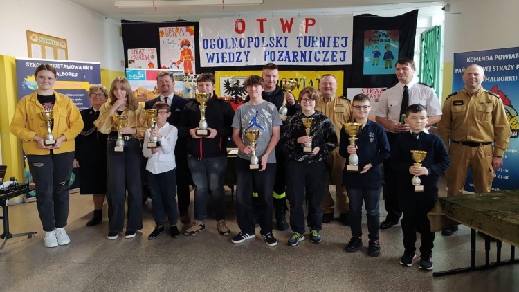 Malbork. Znamy zwycięzców powiatowych eliminacji Ogólnopolskiego Turnieju Wiedzy Pożarniczej.