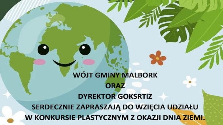 Gmina Malbork. Konkurs plastyczny dla dzieci z okazji Dnia Ziemi.