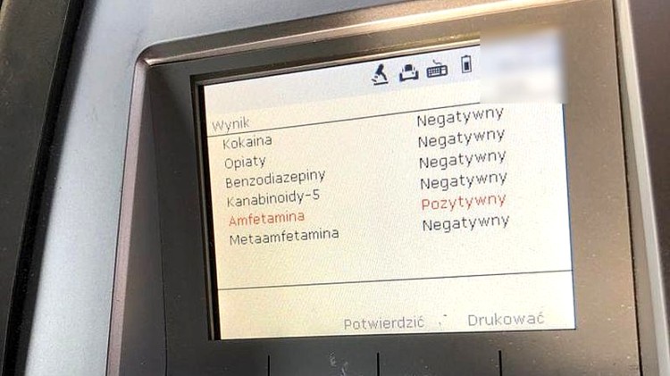 Malbork. Kierował pod wpływem amfetaminy i miał ją również ukrytą samochodzie.