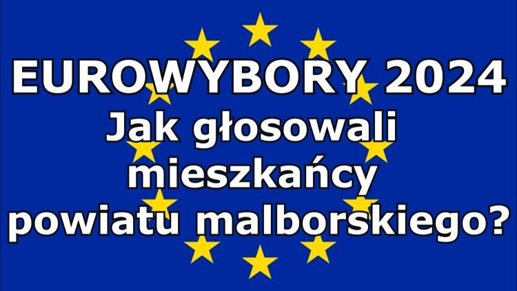 Wyniki wyborów do europarlamentu 2024 – sprawdź, jak głosowali mieszkańcy powiatu malborskiego.