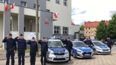 Malbork. Policjanci oddali hołd zmarłemu żołnierzowi Wojska Polskiego.