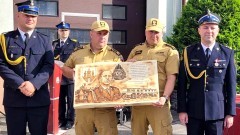 Malbork. Strażacy pożegnali zastępcę komendanta powiatowego bryg. Adama Taflińskiego.