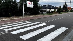 Nowy Staw. Nowe przejścia dla pieszych.