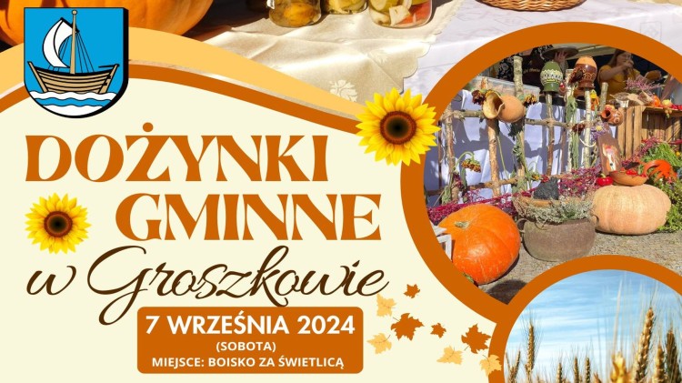 Gmina Sztutowo. We wrześniu Dożynki Gminne w Groszkowie.