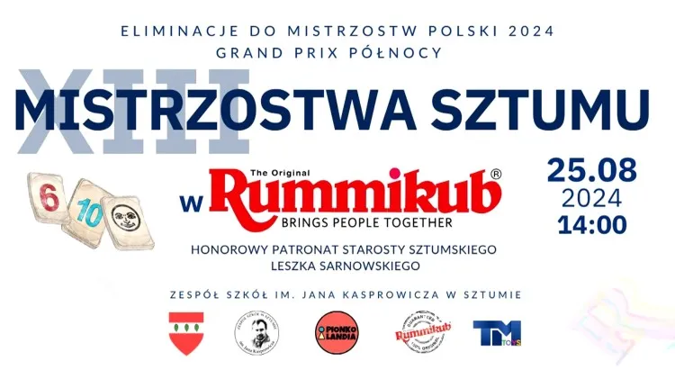 W niedzielę Mistrzostwa Sztumu w Rummikub.