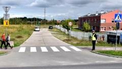 Bezpieczna droga do szkoły - wrześniowa akcja malborskich policjantów.